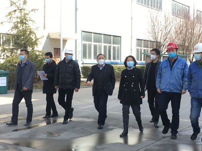 【陜重有限】市國(guó)資委巡視員許一雙一行檢查、指導(dǎo)陜重公司疫情防控工作